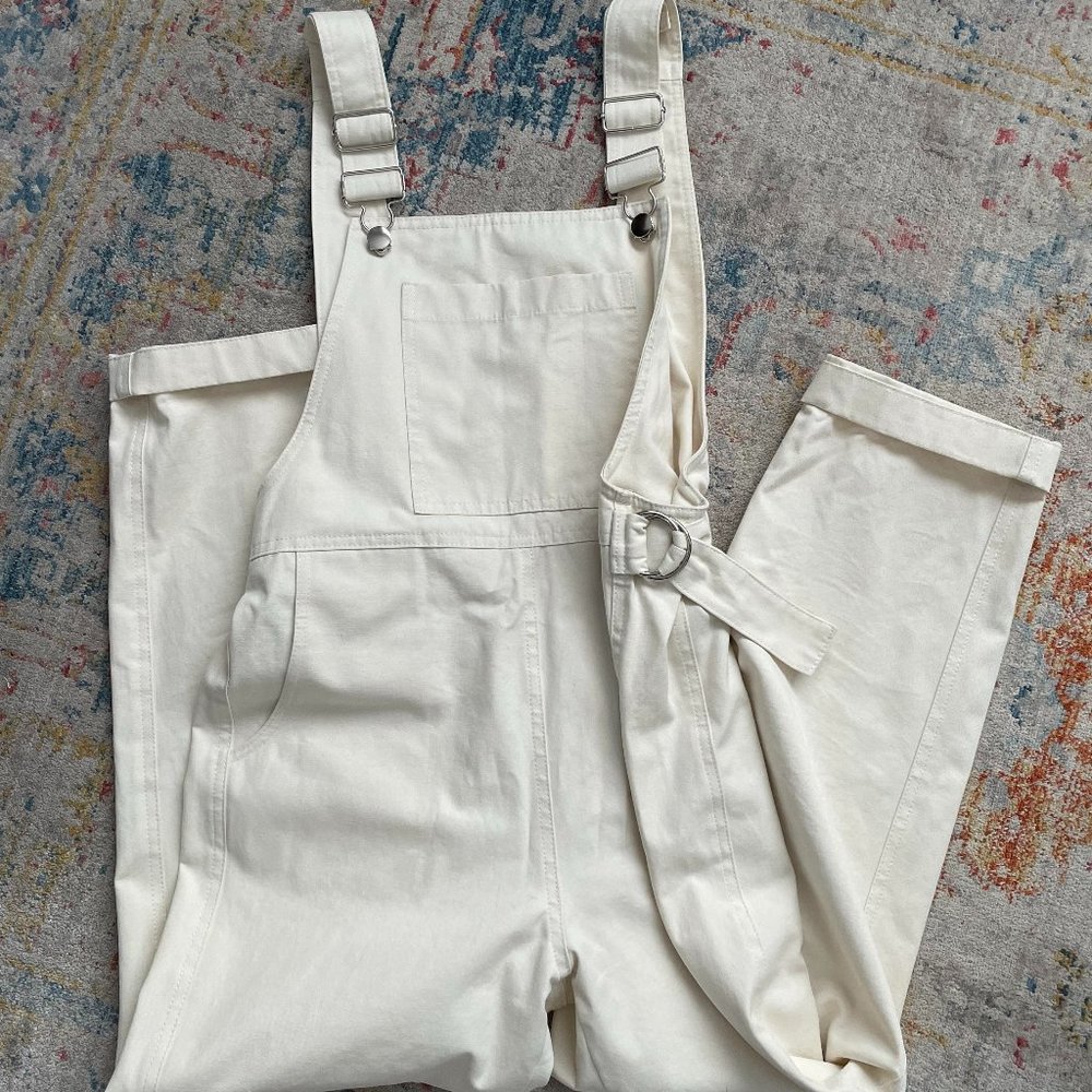 Horses Atelier Loose Overalls in Ecru - Size 1